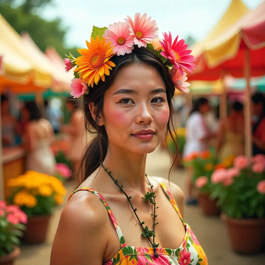 Vibrant plant display